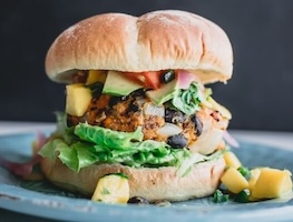 Vegetarian burger